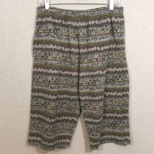 UITTG BABY Vintage All Over Print Japanese Streetwear Brand Pull-On Shorts
